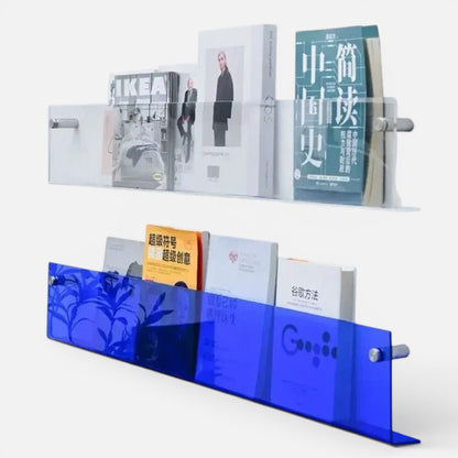 Clairly Wall Shelf | Invisible Floating Book Ledge