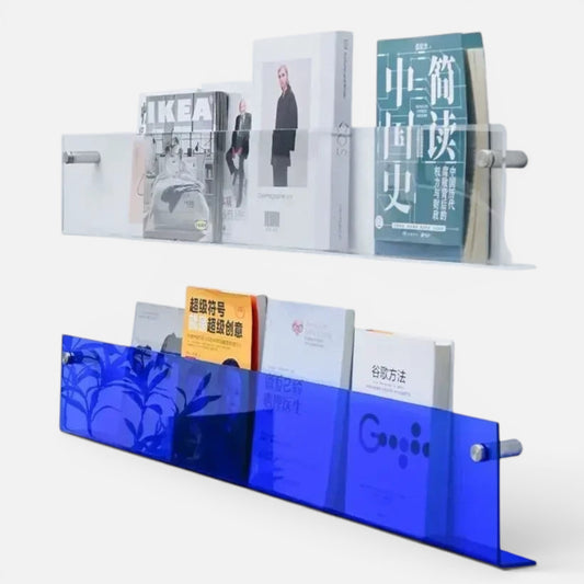 Clairly Wall Shelf | Invisible Floating Book Ledge