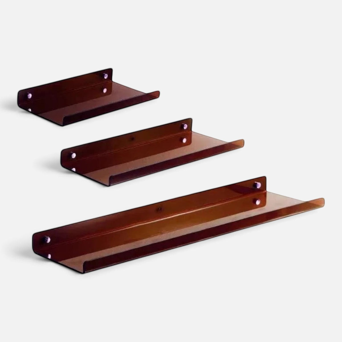 Clairly Wall Shelf | Metal Floating Ledge Design