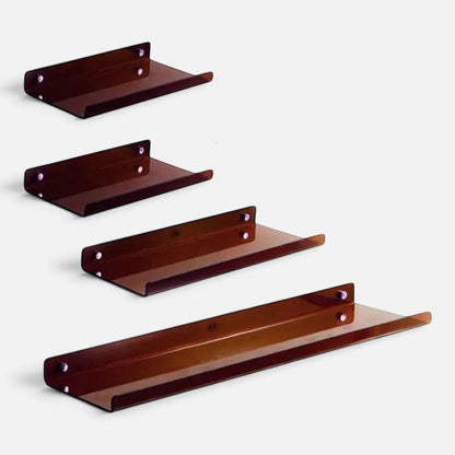 Clairly Wall Shelf | Metal Floating Ledge Design