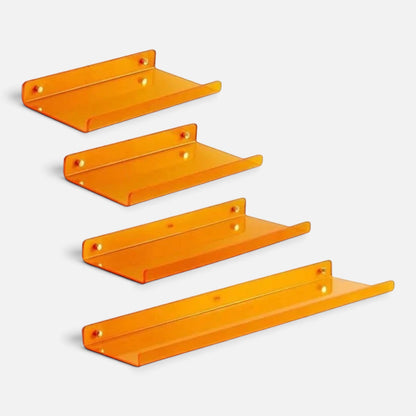 Clairly Wall Shelf | Metal Floating Ledge Design