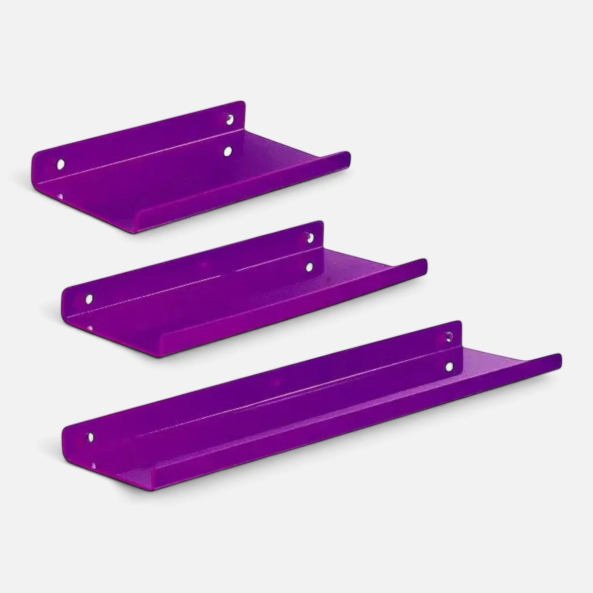 Clairly Wall Shelf | Metal Floating Ledge Design