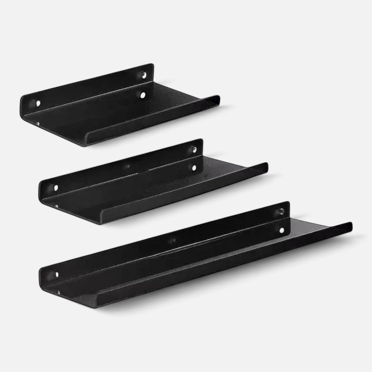 Clairly Wall Shelf | Metal Floating Ledge Design
