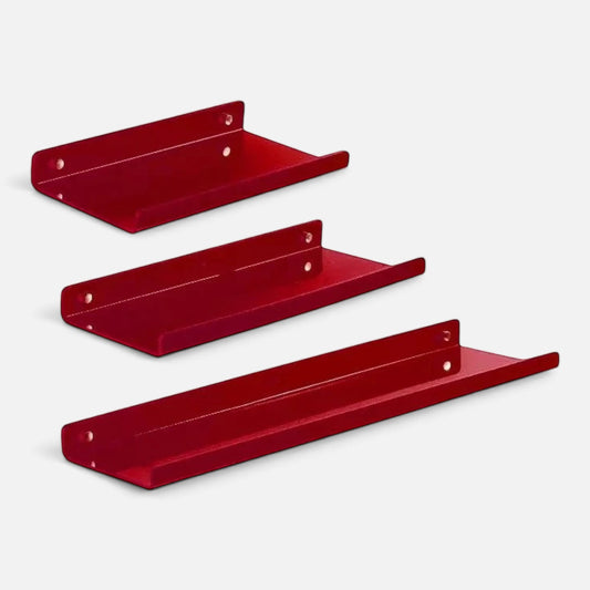 Clairly Wall Shelf | Metal Floating Ledge Design