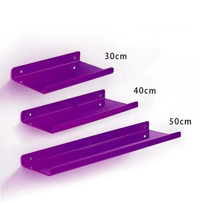 Clairly Wall Shelf | Metal Floating Ledge Design