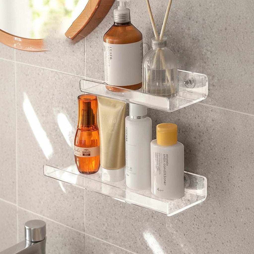 Clairly Wall Shelf | Metal Floating Ledge Design