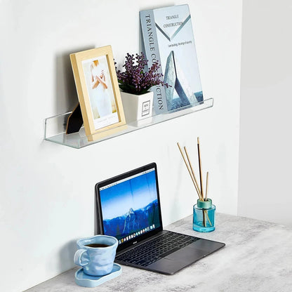 Clairly Wall Shelf | Metal Floating Ledge Design