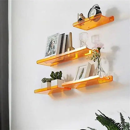 Clairly Wall Shelf | Metal Floating Ledge Design