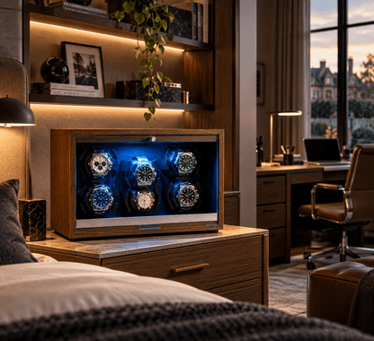 Clairly Watch Winder | Camden - 6 Slot