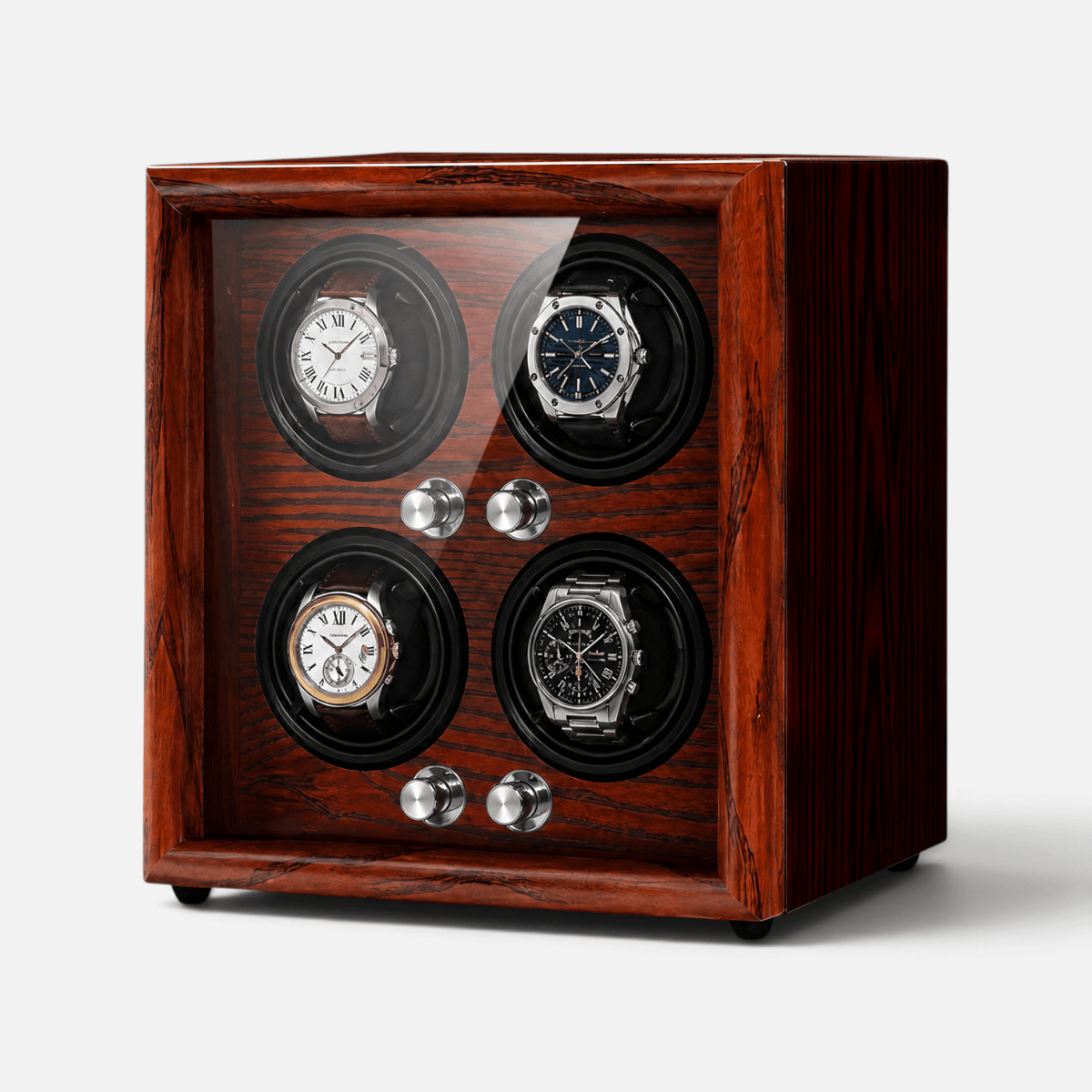 Clairly Watch Winder | Mahogany - 4 Slot