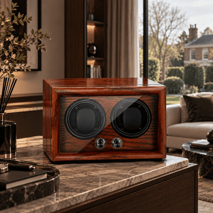 Clairly Watch Winder | Rosewood - 2 Slot